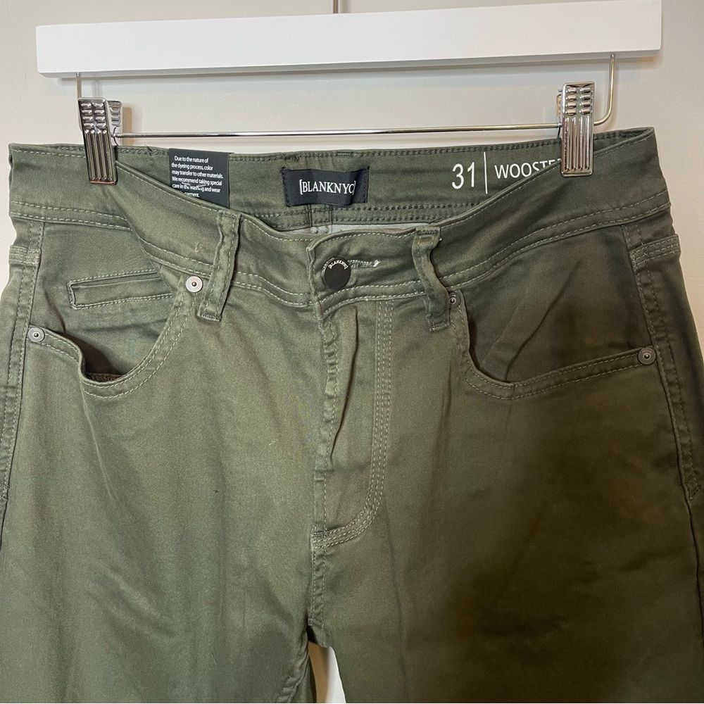 Blank NYC NEW THE WOOSTER MEN’s pants in green - Picture 8 of 10